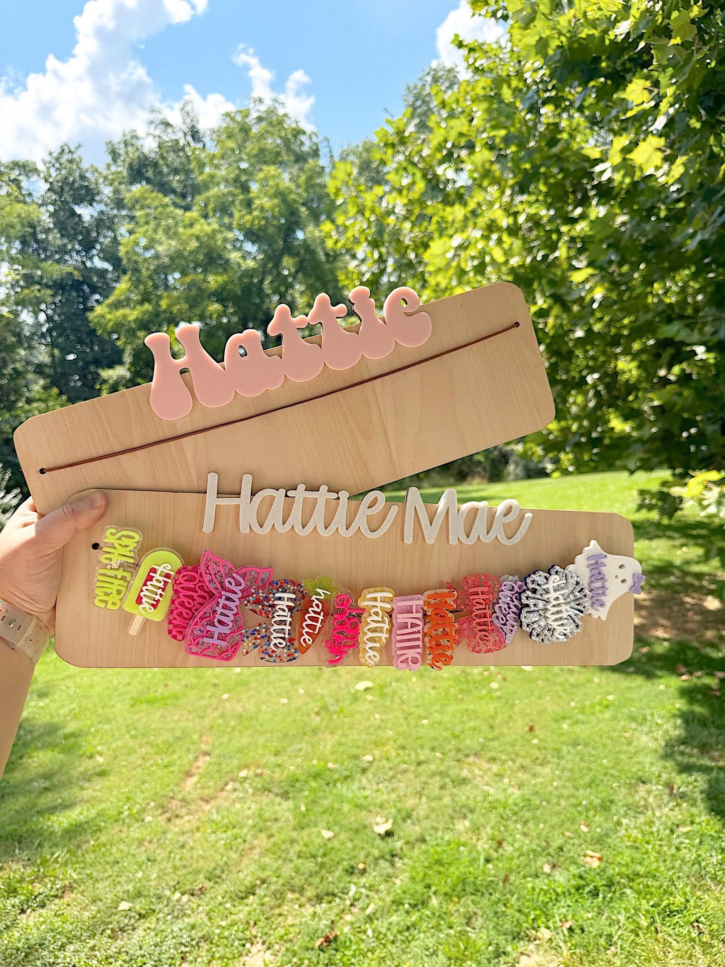 Personalized Bow, Clip, Sunglass Holder
