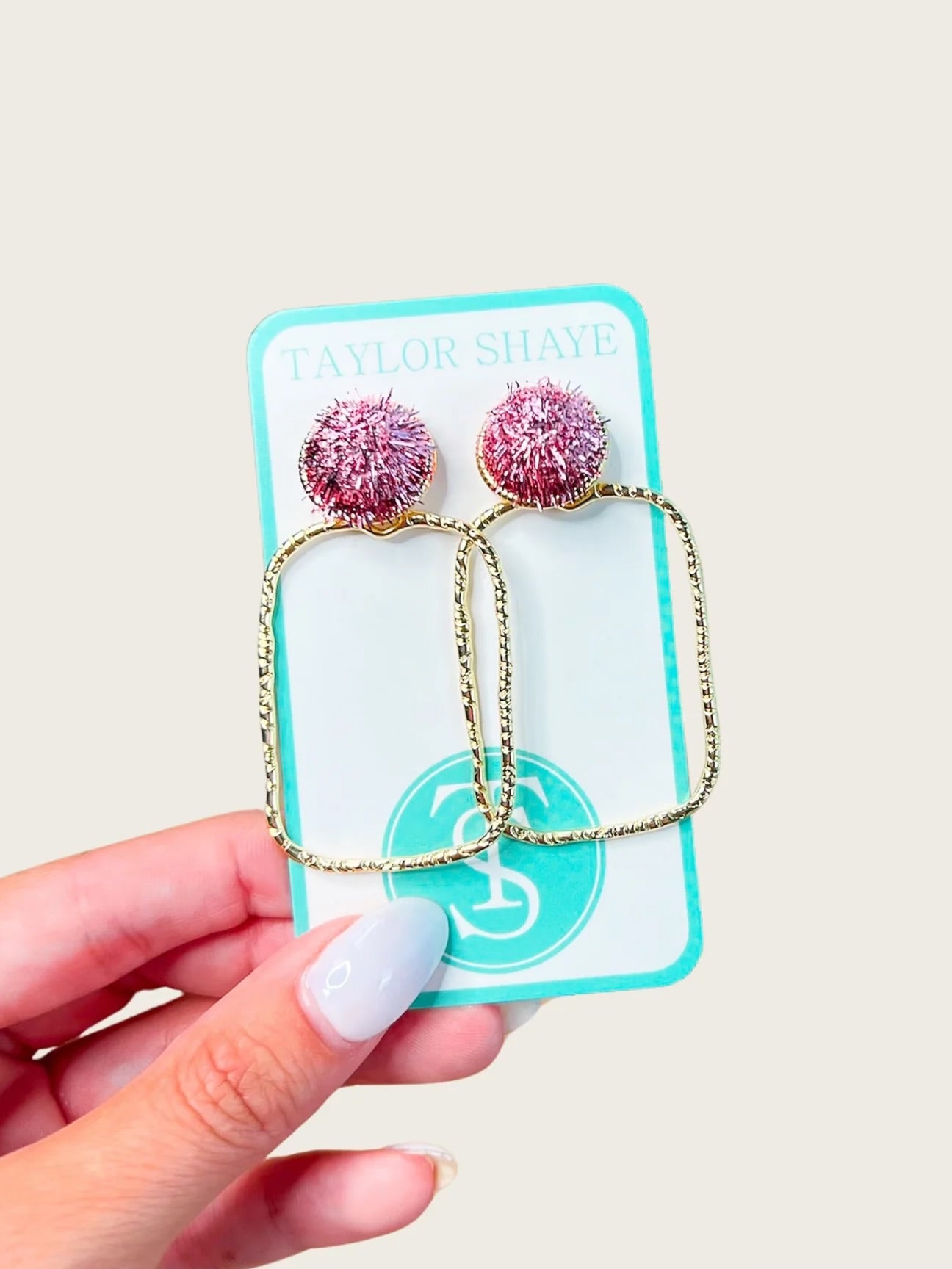 Darla Hoops Pink