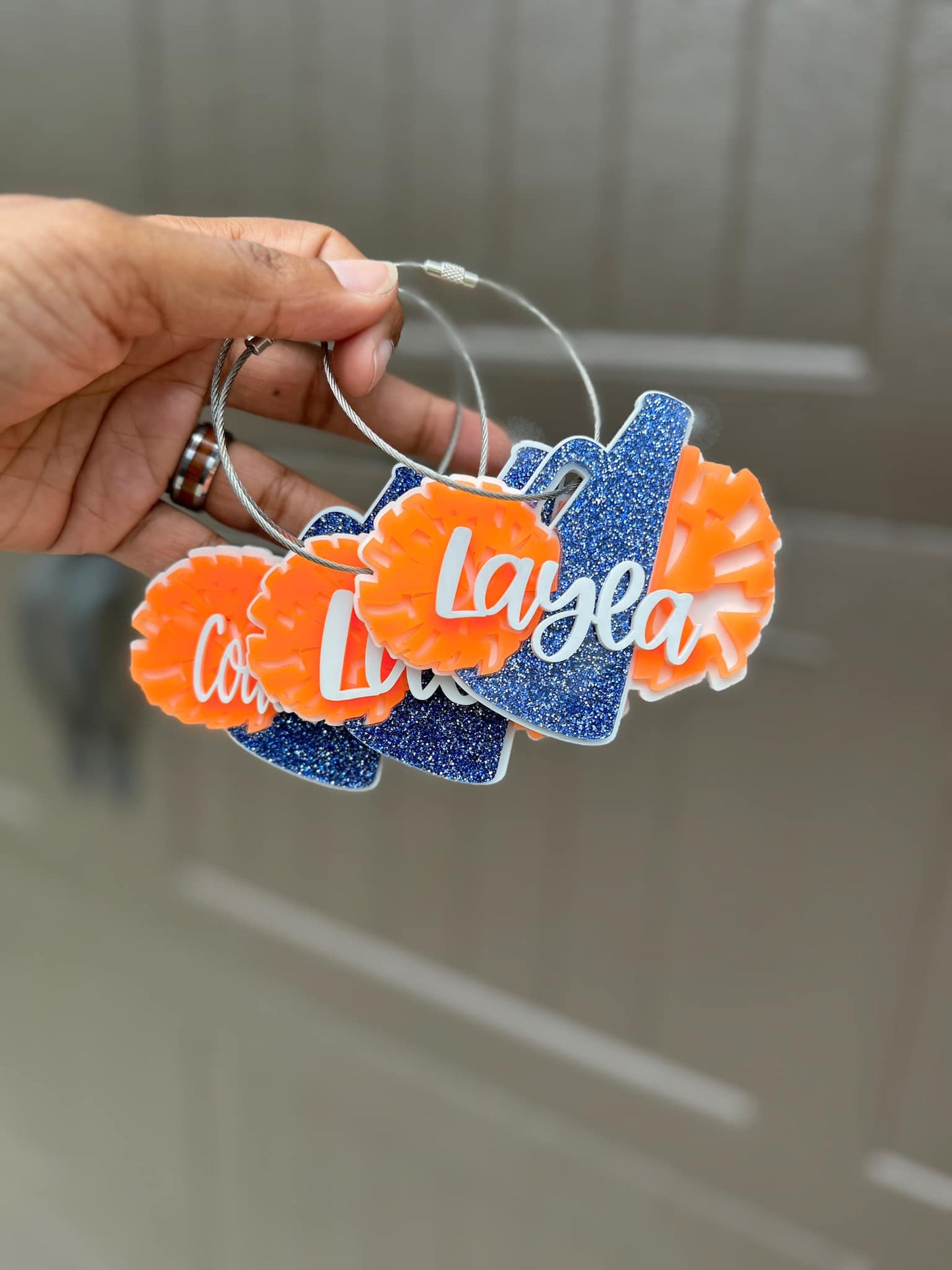 Sports Acrylic Bag Tags