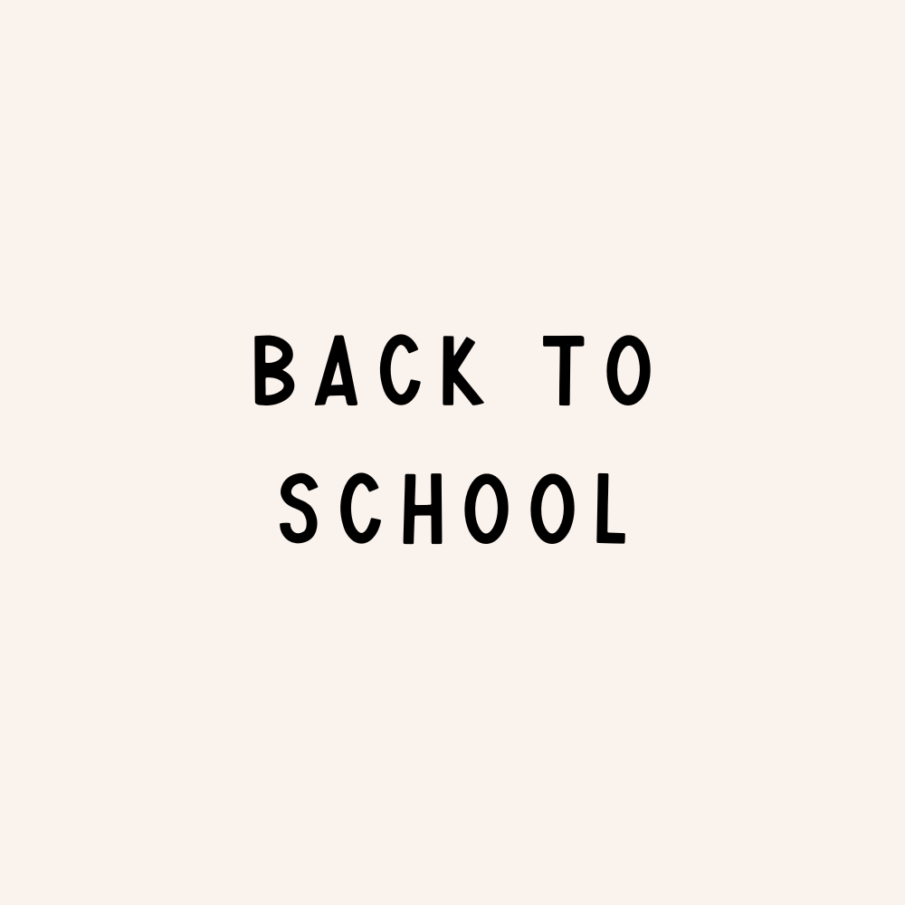 Back to School