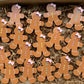 Gingerbread Alligator Clips