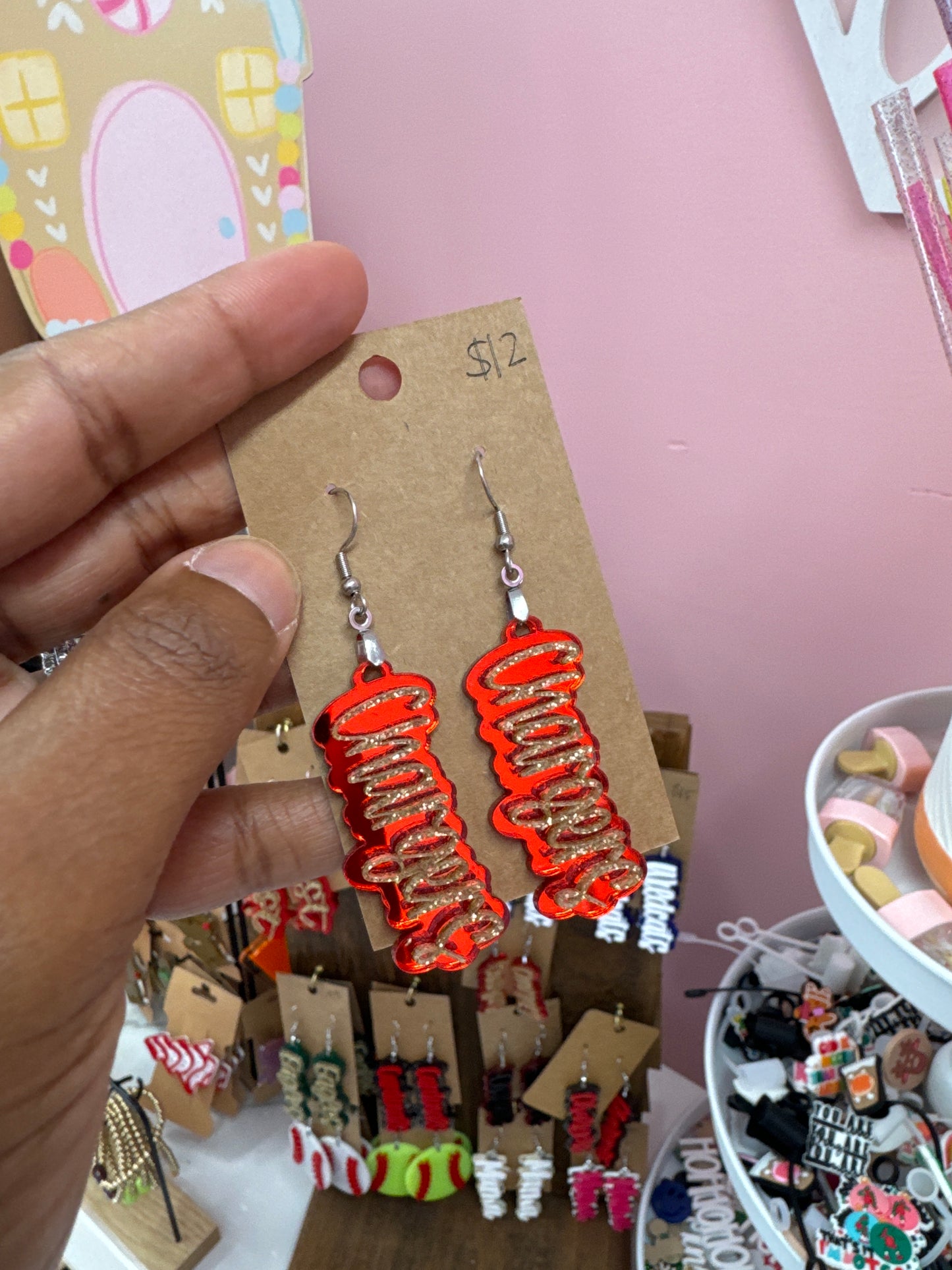 Gold Chargers Earrings (small)