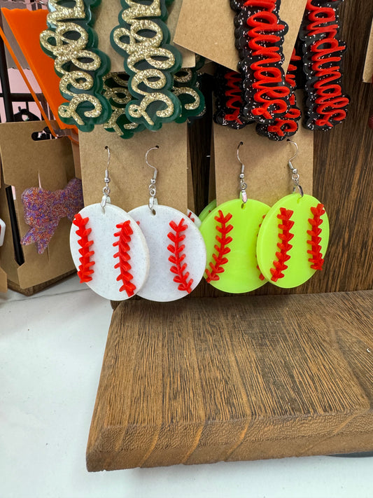 Softball & Baseball Earrings