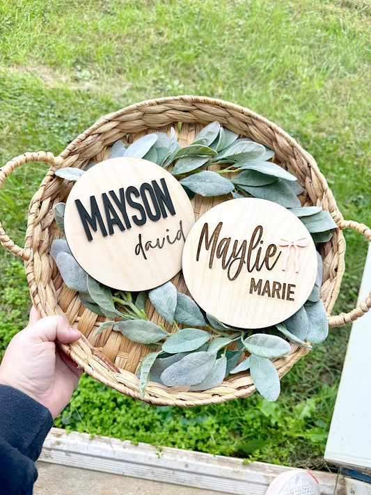Baby Reveal Name Sign (MOQ 2)