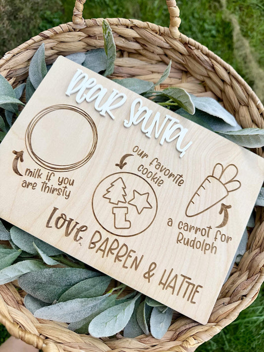 Dear Santa Christmas Eve Board (MOQ 3)