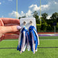 ** PREORDER ** Blue & White Tassels