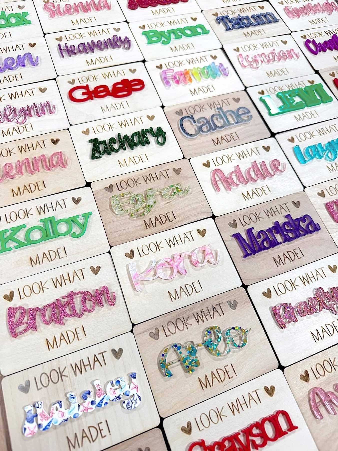 Personalized Look What I Made Magnets