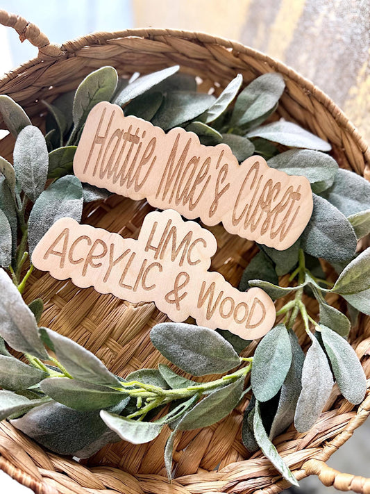 Mystery Wooden Watermark (MOQ 2)