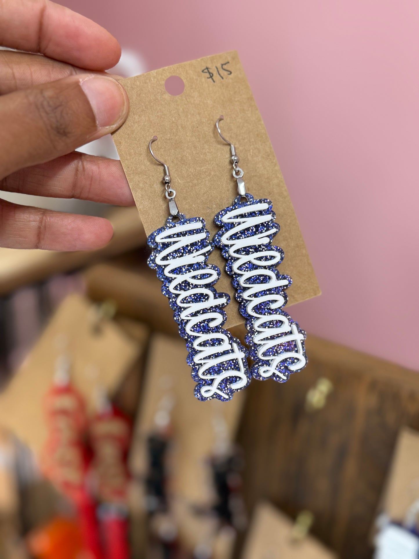 Wildcats Earrings (glitter)