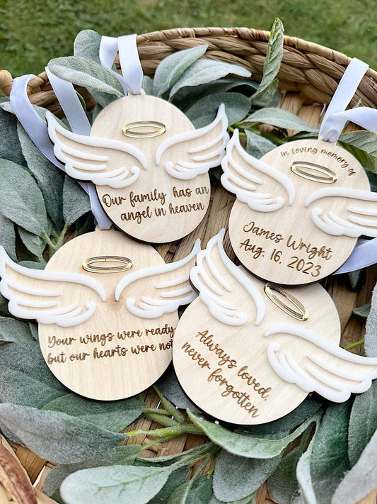 Angel Wing Ornaments (MOQ 6)