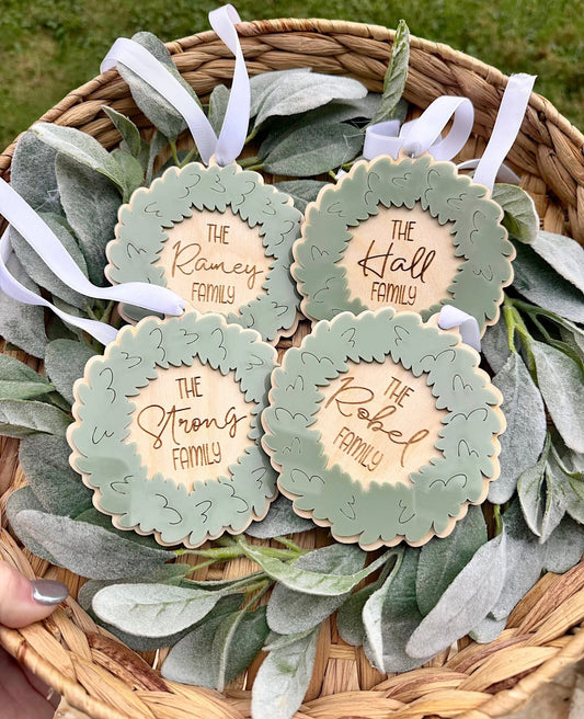 Custom Name Wreath (MOQ 4)