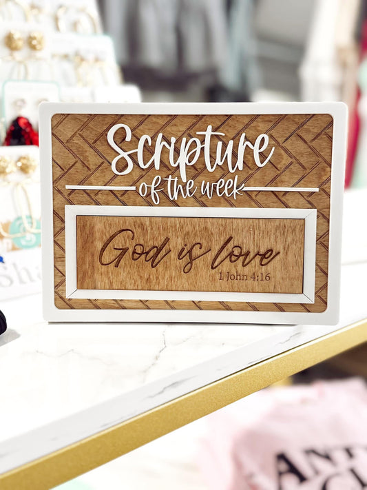 Weekly Scripture Frame