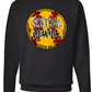 Softball Mama Crewneck Sweatshirt (Chenille Patch)