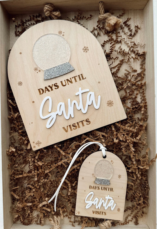 Days Until Santa Visits (MOQ 3)