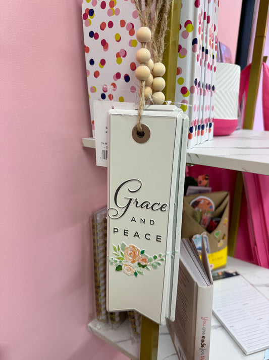 Grace & Peace Wall Tin Decor