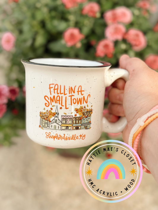 Fall in a Small Town Mug - Shepherdsville, KY