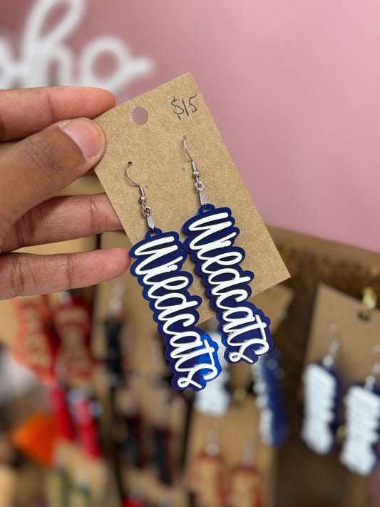 Wildcats Earrings