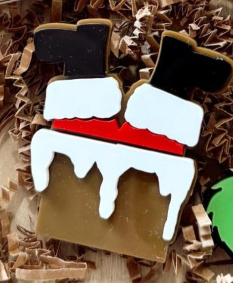 Santa Feet Alligator Clips (MOQ 5)