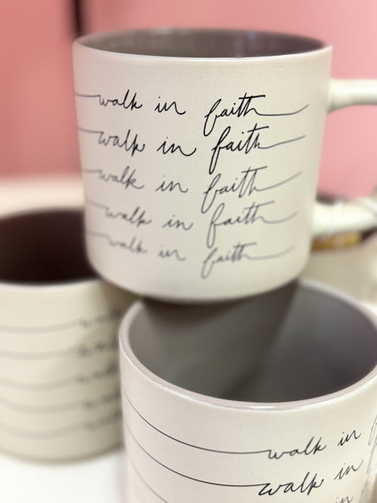 Walk In Faith Mug