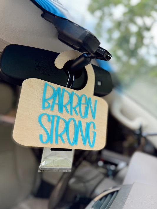 Car Rider Pick-Up Hanger (Rear View Mirror Name Tags)