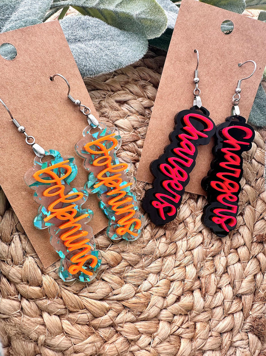 Personalized Earrings (MOQ 5 Pairs)