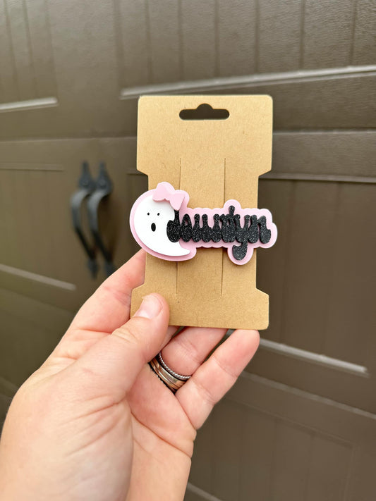 Ghost Alligator Hair Clips (MOQ 4)